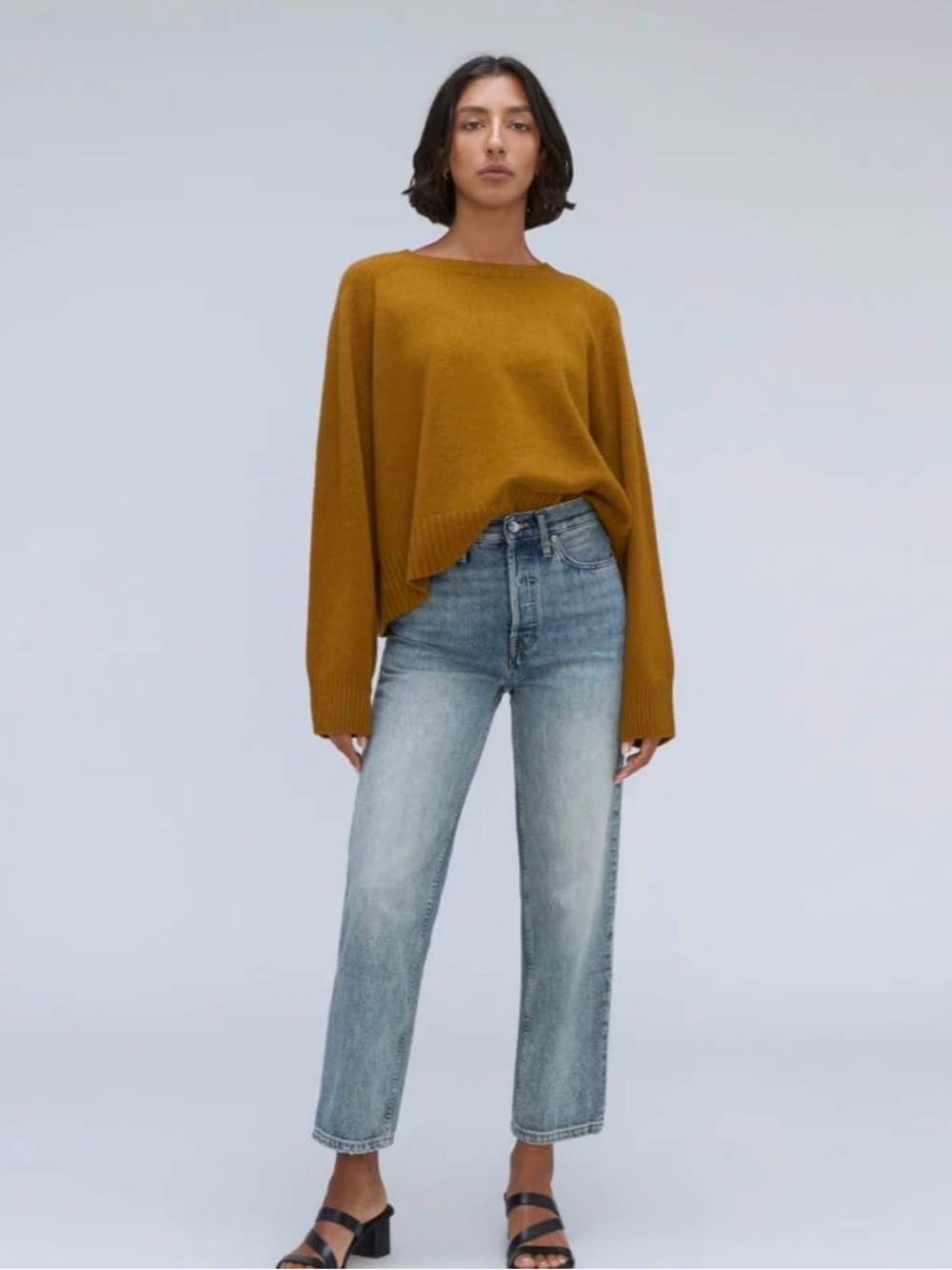 everlane rigid way high jeans size 27